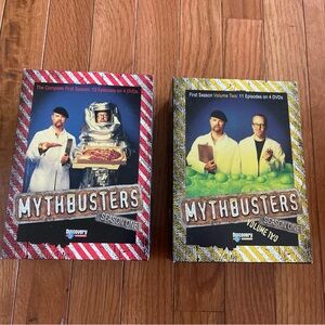 Discovery MythBusters Season One DVD Set - Red & Yellow Covers